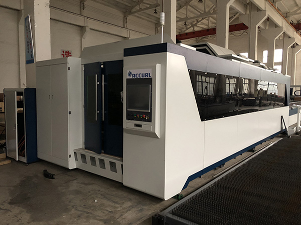 Peiriant torri metel taflen laser metel pibellau caeëdig llawn peiriant torri ffibr CNC